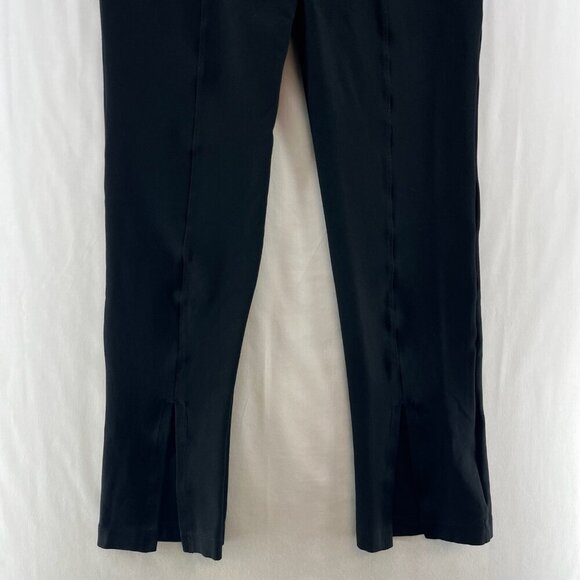 Maeve by Anthropologie Pull On Pants Womens S High Rise Stretch Split Hem Black - Picture 6 of 11